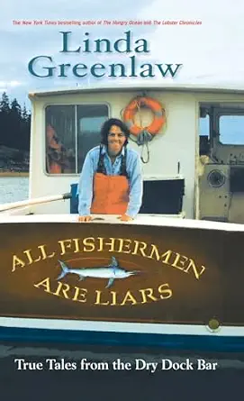 Book cover with a fisherman on boat.