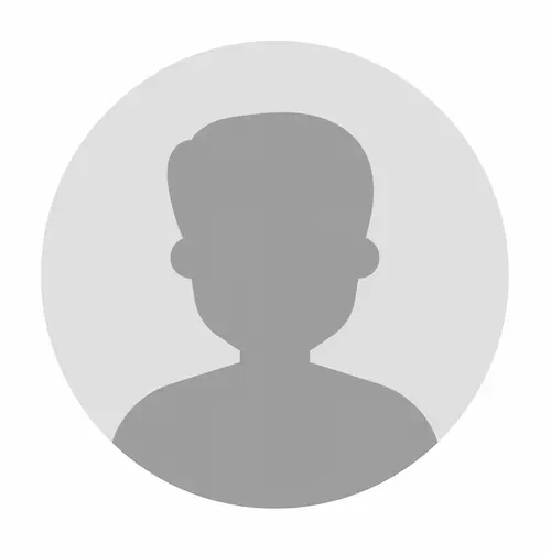 Silhouette of a person in gray circle.